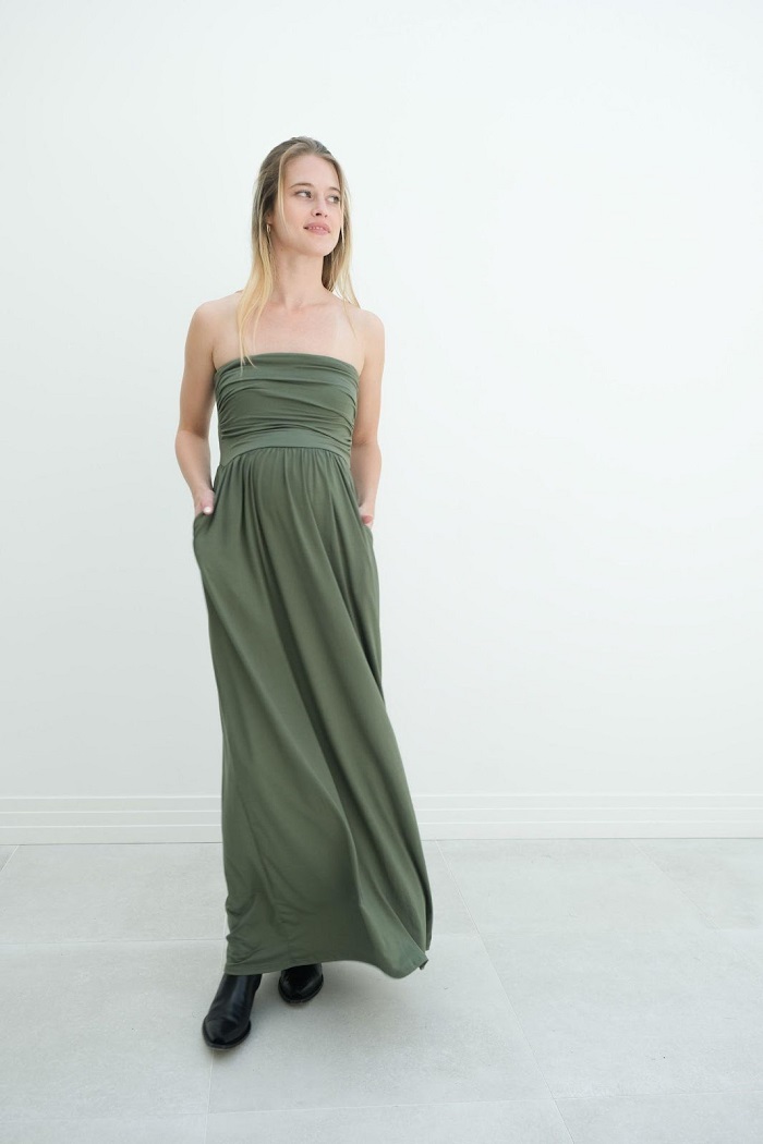 12 Green Maternity Dresses That Instantly Up Your Style
